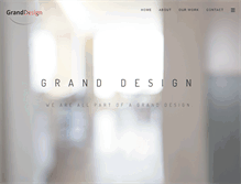 Tablet Screenshot of granddesignflorida.com